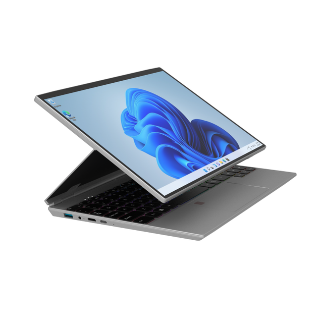 New Design 14 Inch Yoga Business Gaming Laptop Multipoint Touch Screen Intel Celeron 16Gb RAM 1TB SSD RGB Backlit English