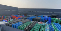 Poubelle à pédale 50L de haute qualité seau de stockage en plastique HDPE auto-scellant poubelle de recyclage extérieure écologique
