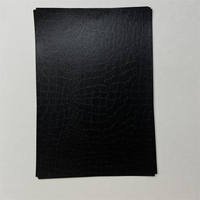 Papier cartonné en relief de crocodile noir marine 787*1092mm papier de spécialité papier texturé enduit C1S