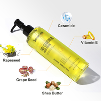 Huile démaquillante marque privée bio végan blanchissante hydratante pour un nettoyage en profondeur huile nettoyante pure