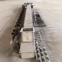 Convoyeur à vis hélicoïdale en acier personnalisé Yodel, machine de transport de copeaux CNC pour l'élimination des copeaux métalliques