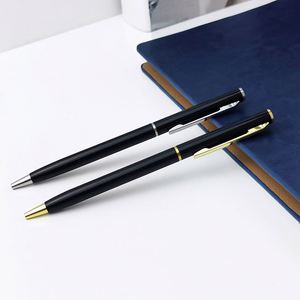 Custom <b>Simple</b> Ballpoint Pen Office Hotel 1.0Mm Writing Width Metal Novelty Body Printable Logo for Front <b>Desk</b> Signatures - Product Image 3