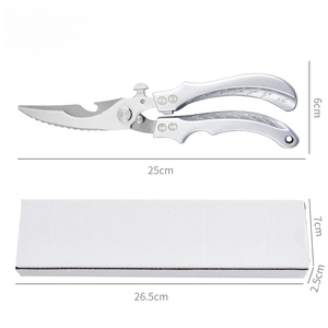 Atacado Tesoura De Cozinha Aço Inoxidável Multi Função Seafood Cut Crab Tesouras De Cozinha De Aço Inoxidável - Product Image 4