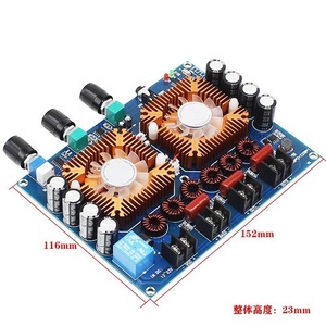 Placa amplificadora Digital de alta potencia 2,1, nivel de fiebre, 2*160W + 200W, Subwoofer para interruptores de Audio <span class=keywords><strong>Bluetooth</strong></span> - Product Image 4