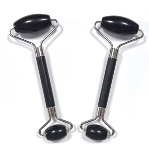 Cheapest Factory Sale Black Xiuyan <b>jade</b> Face Massage <b>Roller</b> - Product Image 2