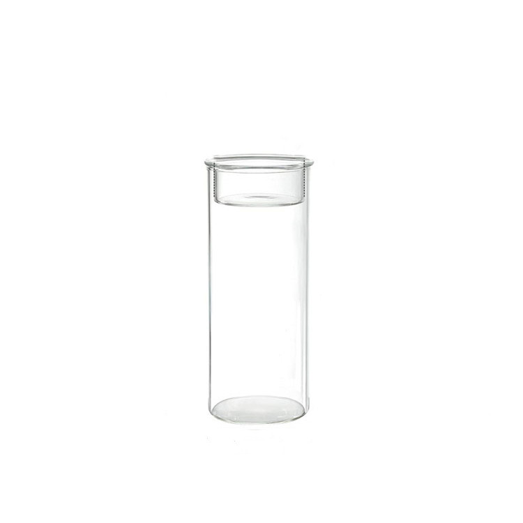 Lot De 12 Porte-Bougies Verre Cylindrique Hurricane – Vase Transparent 15x8,5 Cm Pour Bougies & Décoration