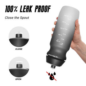Bouteille d'eau de sport légère en plastique de qualité alimentaire 750 ml, anti-fuite, pour vélo, cyclisme, avec logo personnalisé - Product Image 3