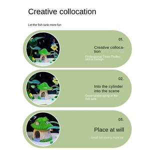 Fish Tank Landscape Decoration Eco-friendly Resin Small Ornaments Fish Shrimp Avoidance Mountain Water Grass <strong>Moss</strong> 200mL 3 Year - Product Image 2
