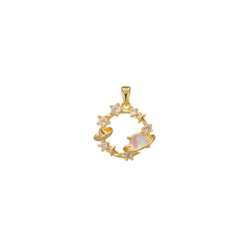 X407 pendentif simple or