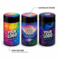 Fabricant de pots en verre violet UV, impression personnalisée, logo sérigraphié, fournisseur en gros, service OEM, marque privée