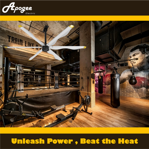 Ventilador de Techo Industrial HVLS Listo para Enviar, para Gimnasio, con Motor de Ahorro de Energía - Product Image 5