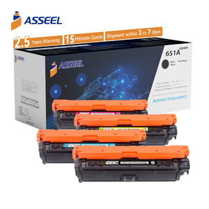 Cartuchos de tóner 651A CE340A CE341A <span class=keywords><strong>CE342A</strong></span> CE343A para HP LaserJet 700 Color MFP M775dn compatible para cartucho de tóner HP CE 340a - Product Image 1