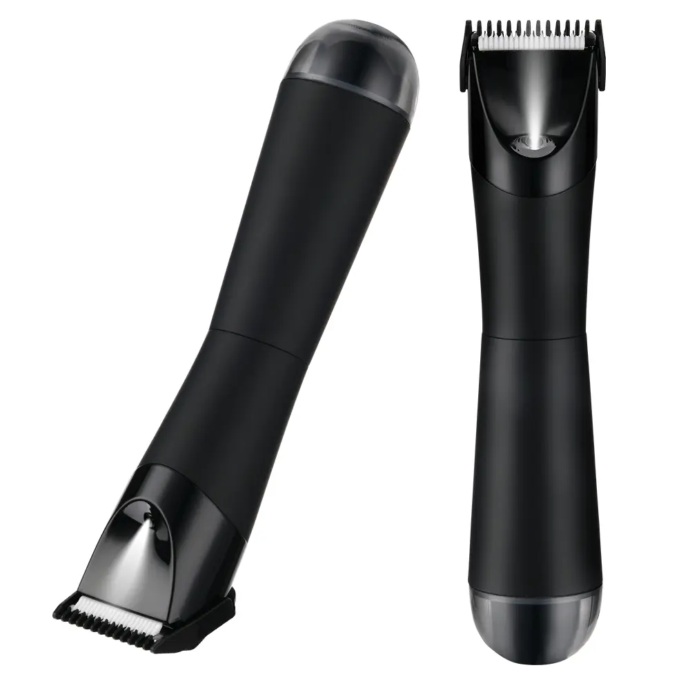 2 in 1 Electric manscape Grooming Trimmer IPX5 Waterproof Professional Rechargeable Body Groin Hair Clipper