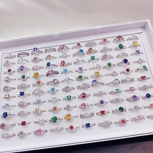 MW Trendiger Silber Glänzender Kubischer Zirkonia Serviettenring Kristall Strass Ringe für Frauen Mädchen Hochzeitsgeschenk Hohe Qualität Großhandel - Product Image 3