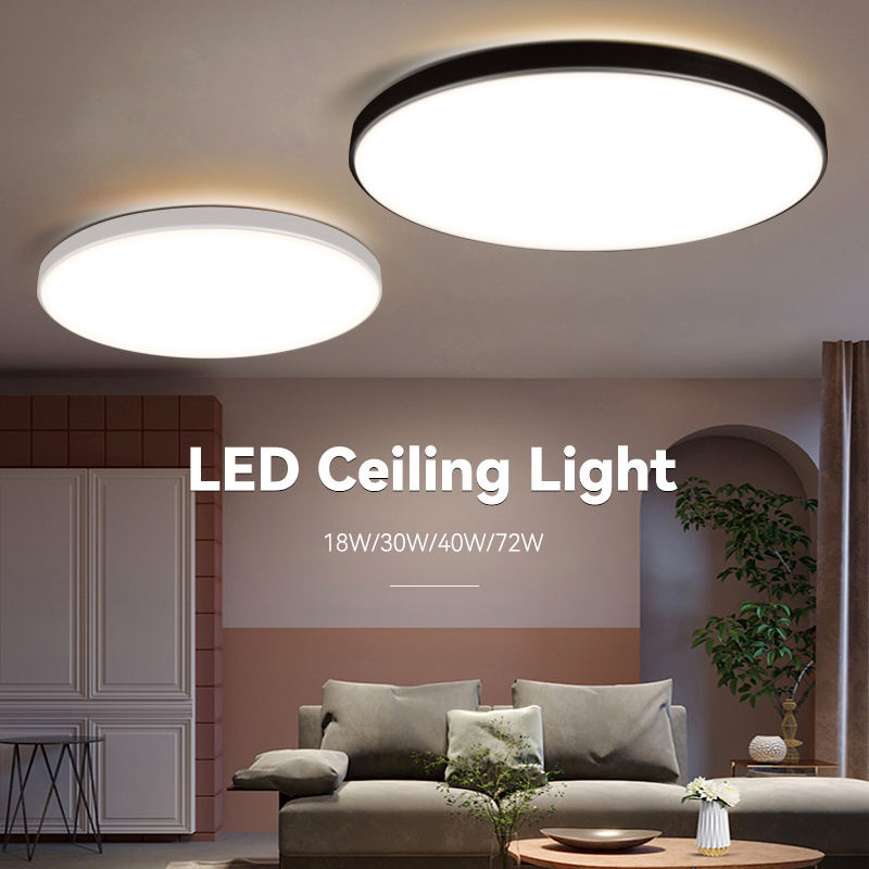 New Modern 48W Led Ceiling Light for Bedroom Living Room Ultra Thin Lighting Round Fixture Led Ceiling Lamp