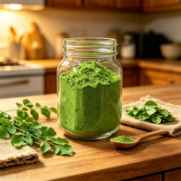 Penjualan Panas Bubuk Daun Moringa Berkualitas Premium Kelas Makanan Alami Dari 100% Bahan Baku Mentah Bubuk Moringa