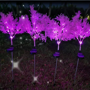 Lámpara LED Solar para Jardín, Decoración de Paisaje para Patio y Jardín, Montada en el Suelo - Product Image 2