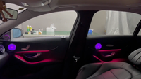 Pour Mercedes-Benz Classe C W205 et GLC X253 : Kit d'éclairage d'ambiance intérieur Symphony pour améliorer l'atmosphère des modèles C-Class et GLC