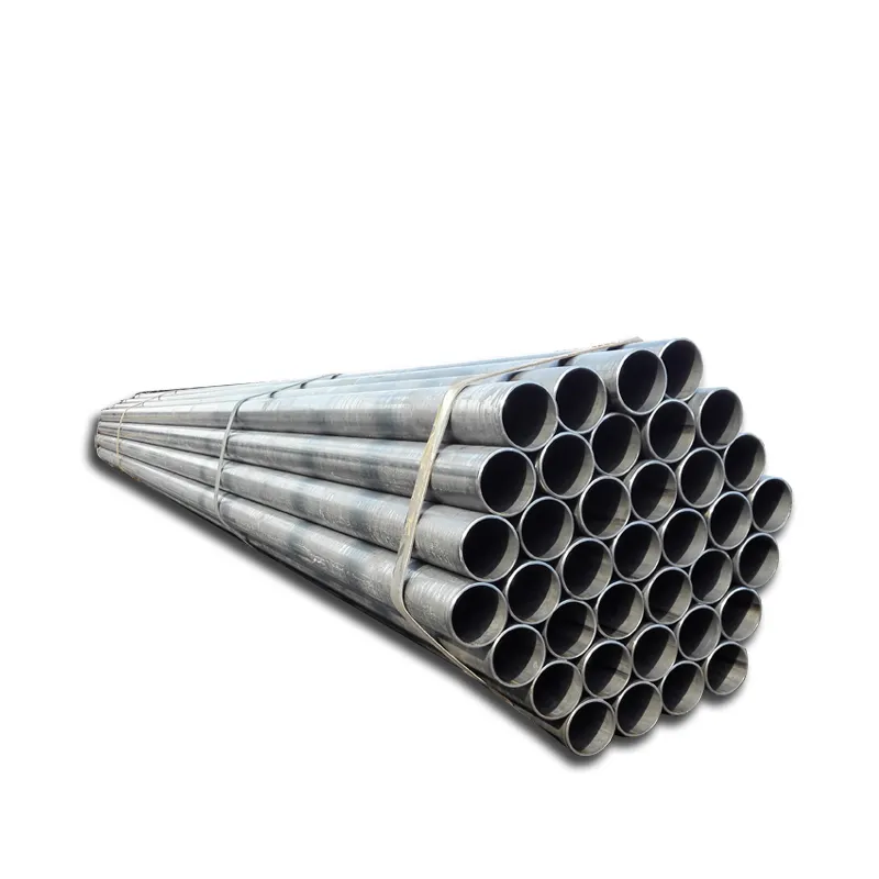 Preto ferro erw aço redondo tubo 5.8-12m comprimento bs1387 en10219 en10217 com fabricante chinês