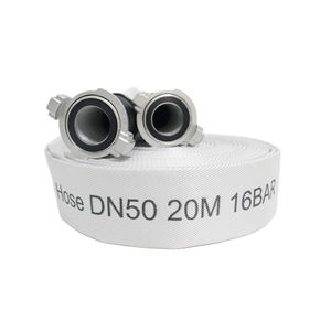 מחיר טוב 2 "x20m אש אש צינור קרב רוסי צימוד זרבובית אש מים שטוחים זולים ציוד כבאים - Product Image 6