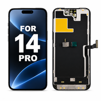 Layar OLED Lembut untuk iPhone 14 Pro 6.1" 120Hz 1000CD+ Kecerahan Tinggi Dynamic Island Touch Digitizer Pengganti Garansi 1 Tahun