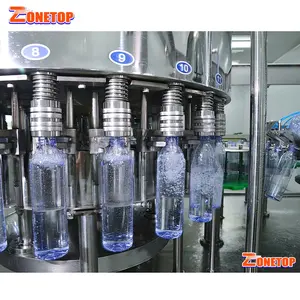 مصنع سعر التكلفة التلقائي ملء إنتاج صغيرة زجاجة مصنع زجاجات مياه الشرب المعدنية
