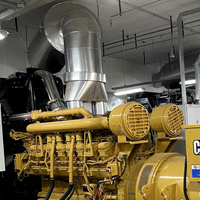 Groupe électrogène diesel 1650 kVA 1320 kW, groupe électrogène industriel refroidi par eau 1500 kVA 1200 kW