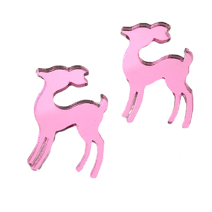 Pequeño acrílico Kawaii ciervo espejo acrílico corriendo <span class=keywords><strong>Bambi</strong></span> para decoración de Navidad personalizado espejo Reno Decoración - Product Image 2