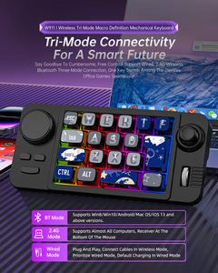 MKESPN SXS-W911 Wireless + BT + Wired Joystick <strong>Macro</strong> Definition RGB Hot-swappable <strong>Macro</strong> Definition <strong>Mechanical</strong> Gaming <strong>Keyboard</strong> - Product Image 2