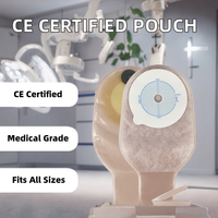 Sacs de stomie jetables couleur chair universels pour stomie, ileostomie, colostomie – Fournitures d'usine certifiées CE ISO