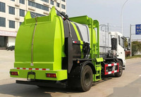 Camion à ordures alimentaires Dongfeng avec réservoir en acier inoxydable de 14 mètres cubes pour la collecte de déchets alimentaires à grande échelle
