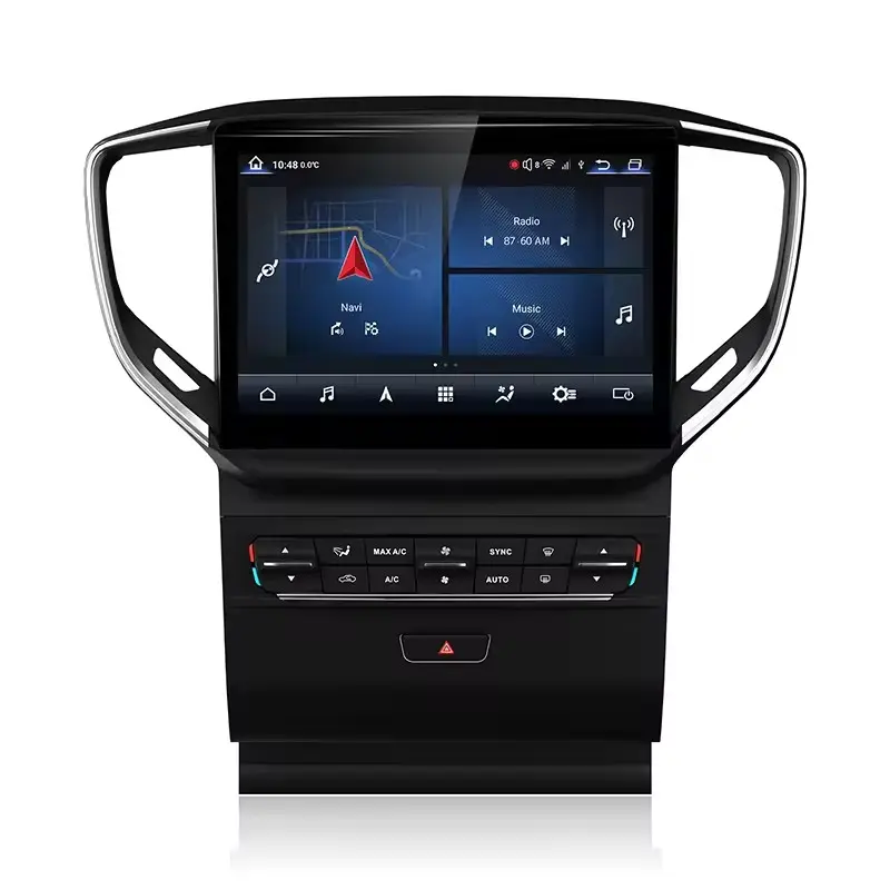 Rádio para carro Android 10.0 4G LTE WiFi GPS 8 núcleos reprodutor para Maserati Ghibli 2014-2016 2017-2020