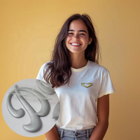 Fabrication de patchs imprimés en 3D pour vêtements, conception personnalisée, lettres en silicone souple, étiquettes thermocollantes pour vêtements, logo