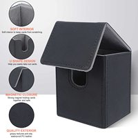 Boîte de rangement pour cartes avec pochettes de protection pour cartes à collectionner / TCG, étui personnalisé pour jeux sportifs, boîtes de sublimation pour la protection des jeux.