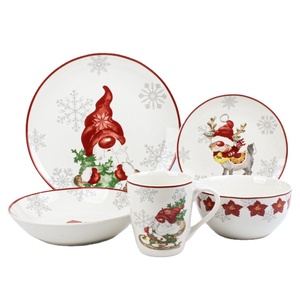 Set di stoviglie di <span class=keywords><strong>natale</strong></span> set di piatti in porcellana set di piatti in ceramica <span class=keywords><strong>buon</strong></span> <span class=keywords><strong>natale</strong></span> - Product Image 6