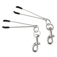 BDSM Bondage Sklaven-Metallbügel Nippelklemmen Fetisch Brust-Labia-Klitoris-Clip Stimulations-Massagegerät