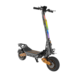 Trottinette tout-terrain de 12 pouces, 60V 1500W, double motorisation, vitesse de 75 km/h, capacité de charge de 180 kg, suspension hydraulique robuste, trottinette électrique pliable - Product Image 2