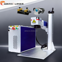 JUNFEI-Machines de marquage laser 3D JPT MOPA haute efficacité 30W 60W 100W 200W graveur laser à mise au point automatique DXF PLT pour l'industrie