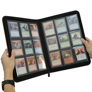 Protège-cartes semi-rigides 9 poches multicolores pour 360 cartes, pour classeur de cartes à collectionner Poké<span class=keywords><strong>mon</strong></span> TCG, MTG, Baseball - Product Image 2