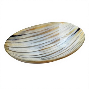 ถาดเปลือกหอยเป๋าฮื้อทรงรีขัดเงา ของตกแต่งบ้านแบบธรรมชาติ - Product Image 1