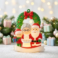 Party-Zubehör Hochwertige Personalisierte Ornamente Traumhafte Überlebens-Familie Weihnachtsdekoration Hängende Weihnachtsornamente