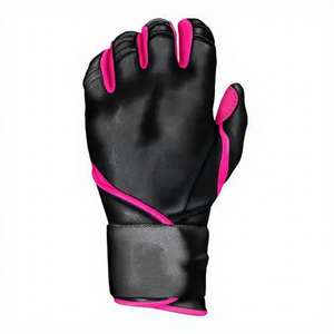 Gants de frappeur de baseball en cuir, tailles et designs personnalisés, unisexe, manchette longue, respirants, fermeture à boucle, pour l'entraînement - Product Image 3
