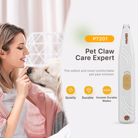 LILIPRO New Pet Cat and dog foot heavy trimmer Battery version Professional quiet low vibration pet paw hair trimmer