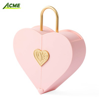 Boîtes en papier rigides en forme de cœur personnalisables, carton verni mat, matériaux recyclés en kraft, couleur personnalisée en relief, parfum