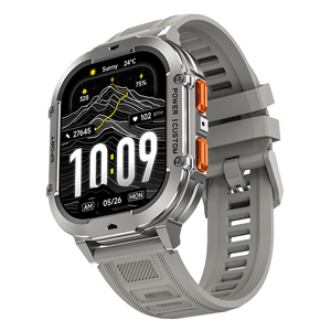 DSM11 Silver X7 <b>GPS</b> <b>Smartwatch</b> 2.13" AMOLED Screen Whatsapp Quick Reply 1000mAh Battery Multi Band GNSS Positioning System 5ATM - Product Image 3