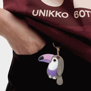 Pu Toucan-Shaped <b>Bag</b> Purse <b>Charm</b> Tote & Backpacks Leather Bird Keychain Pendant for Gifts - Product Image 4