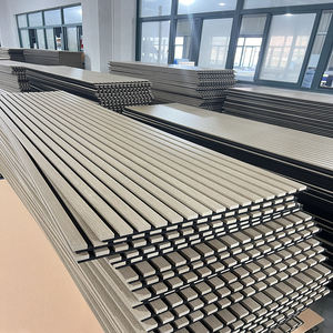 Vigor China Fabricante Mdf Panel acústico para la venta Paneles de pared de listones de madera Panel de listones de madera acústica de pared - Product Image 3