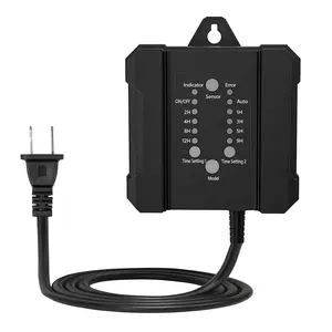 Waterdichte Dual Output Voeding 120V Ac Naar 12V Dc 100W Laagspanning Landschap Transformator Met Fotocel Sensor En Timer