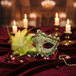 Masque d'horreur féminin <span class=keywords><strong>Momotaro</strong></span> pour Halloween, design fantôme pour accessoires de fête - Fête du Poisson d'avril, anniversaire, en caoutchouc, couvrant tout le visage - Product Image 3