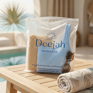 <span class=keywords><strong>Bolsa</strong></span> de plástico mate con cremallera, embalaje de ropa resellable, respetuoso con el medio ambiente - Product Image 2